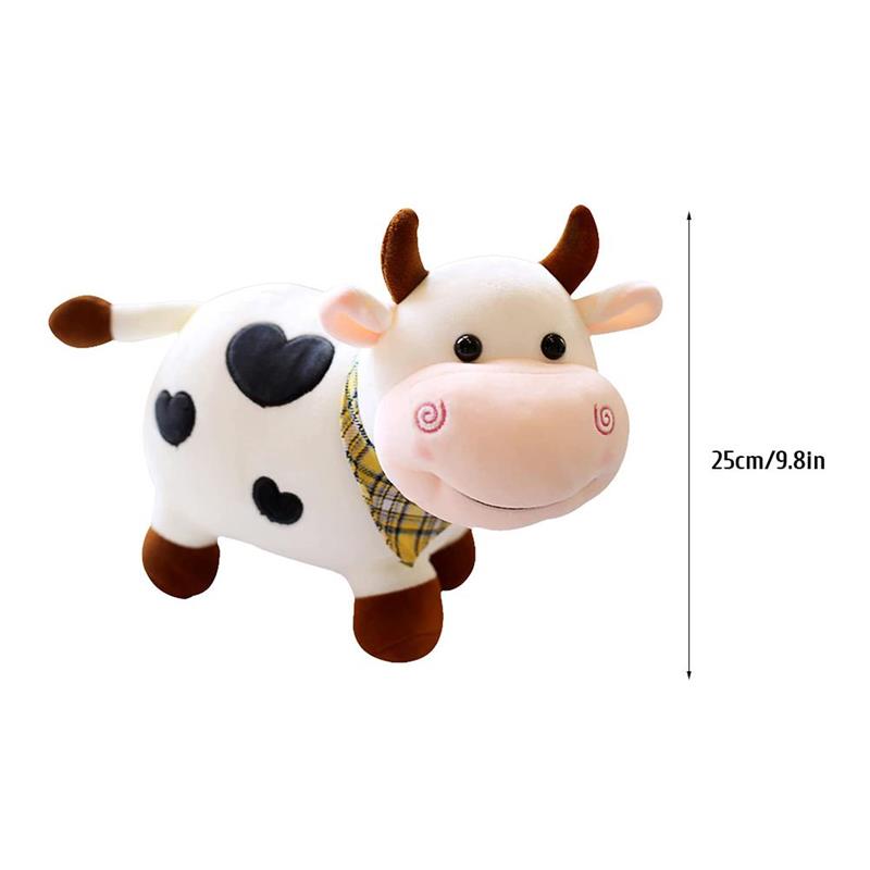 Soft Plush Cow Stuffed Animal Toy for Kids by HitMyNeed