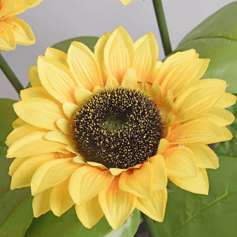 Solar Sunflower Garden Stake Light Outdoor 70cm by HitMyNeed