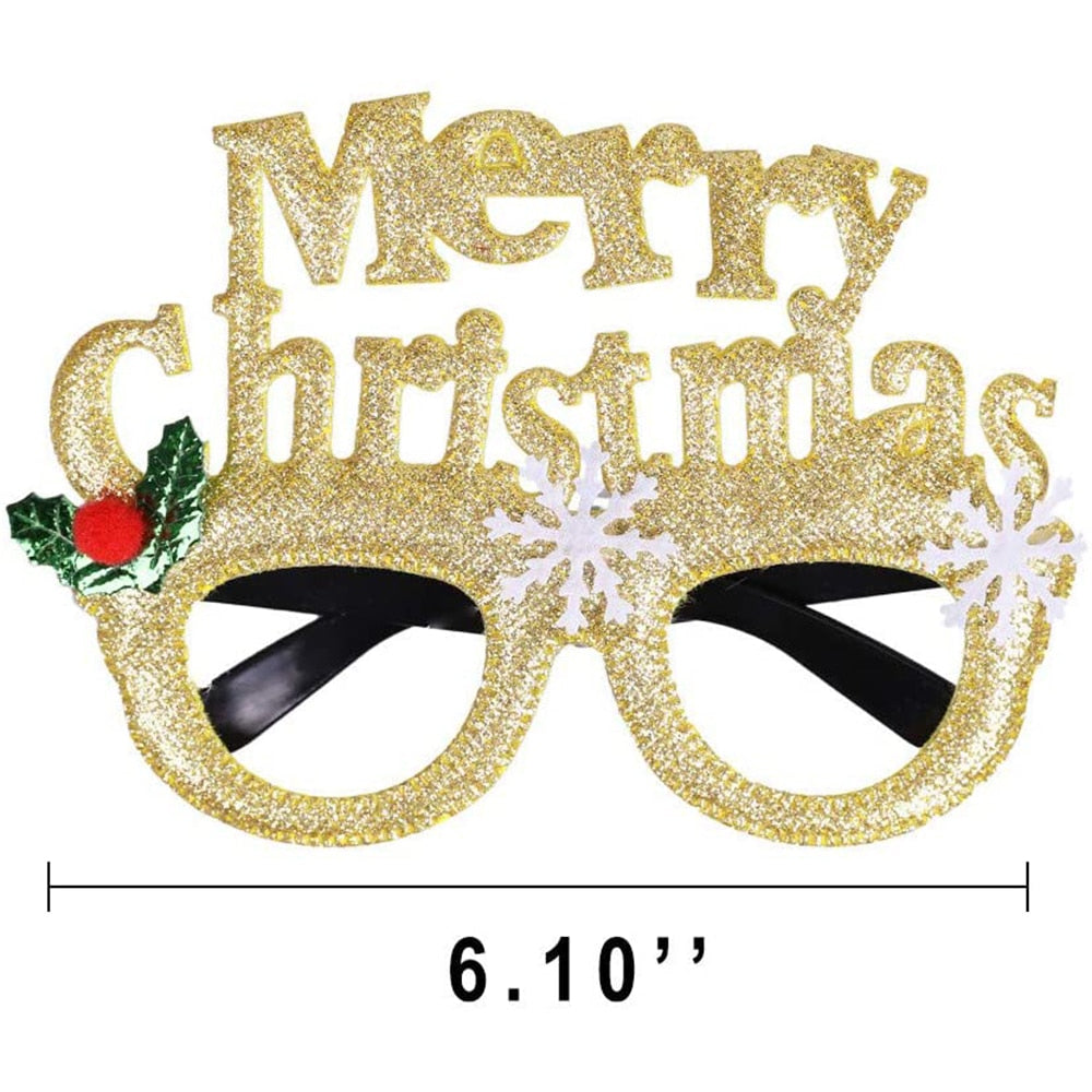 Sparkly Christmas Party Glasses Set (12 Pack) by HitMyNeed