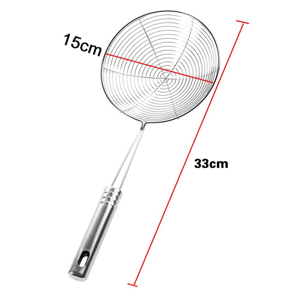 Spider Strainer with Long Stainless Steel Handle 33cm by HitMyNeed