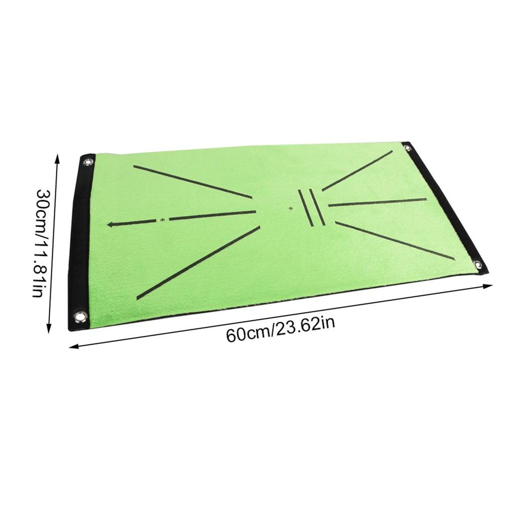 Sports Training Rubber Golf Swing Mat 30x60cm by HitMyNeed