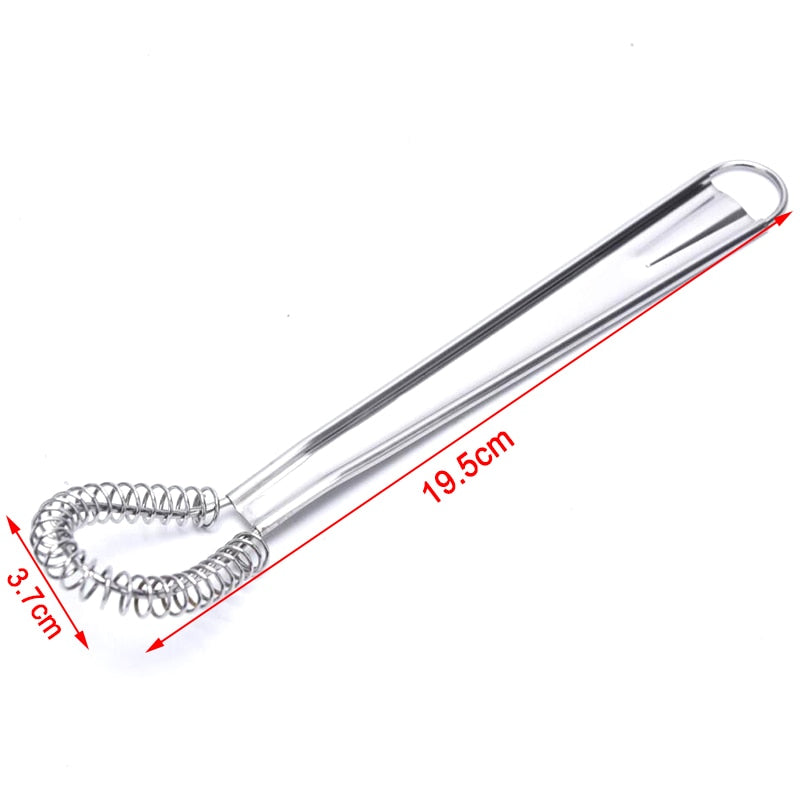 Spring Whisk Stainless Steel Mixer 19.5cm by HitMyNeed