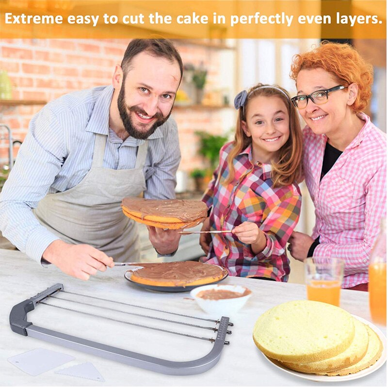 Stainless Steel Adjustable Cake Layer Cutter by HitMyNeed