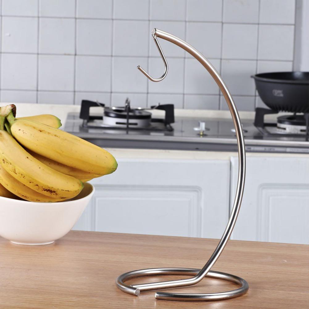 Stainless Steel Banana Hook Countertop Rack by HitMyNeed