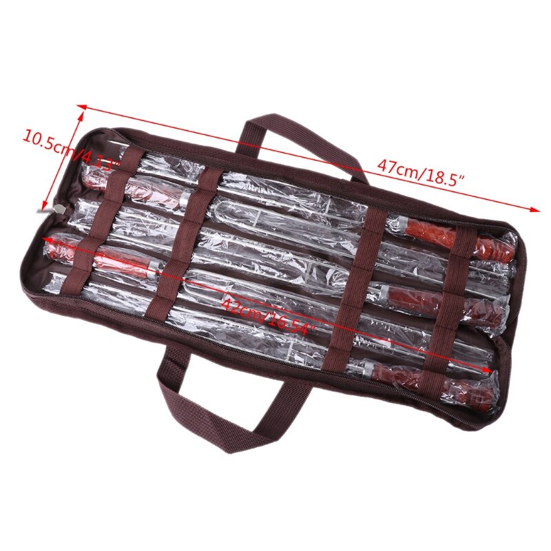 Stainless Steel Barbecue Fork Skewers Set (5pcs) by HitMyNeed
