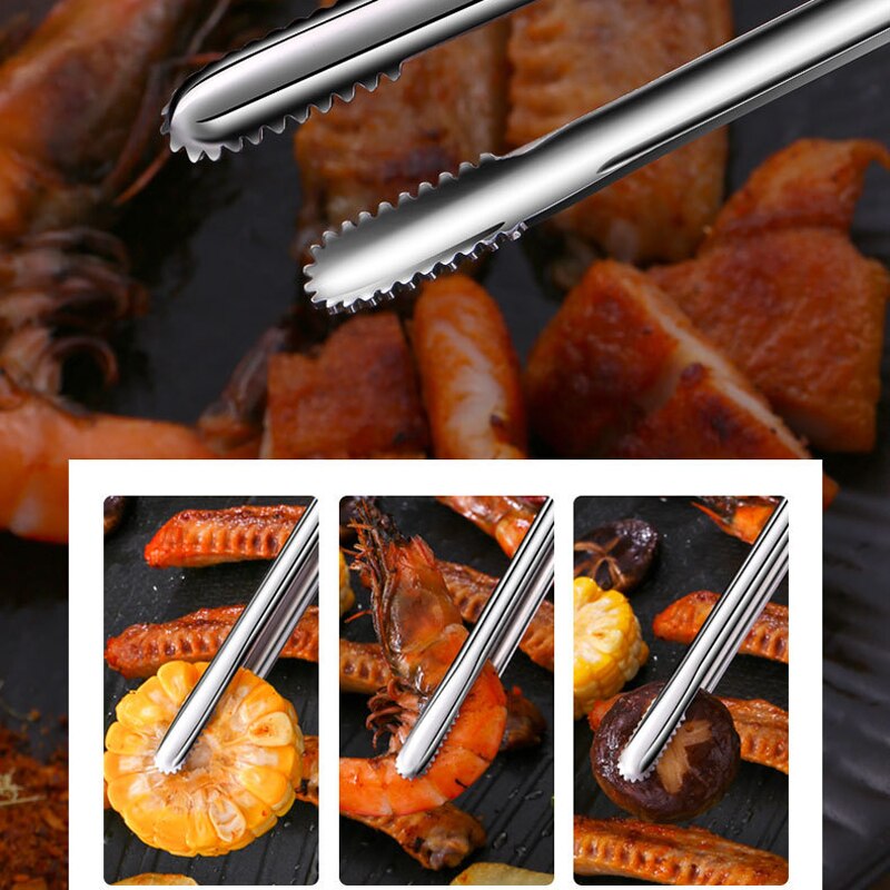 Stainless Steel Barbecue Tongs 24cm by HitMyNeed