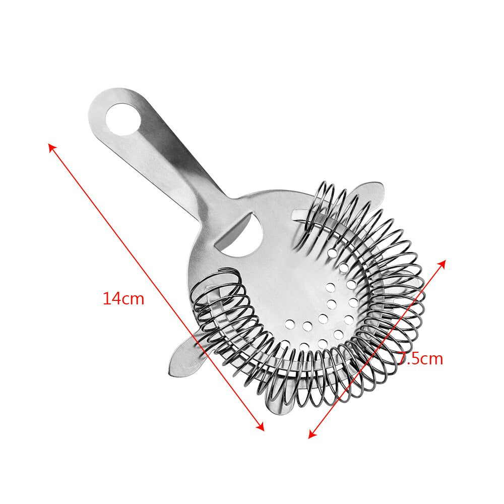 Stainless Steel Cocktail Strainer for Home & Bar by HitMyNeed