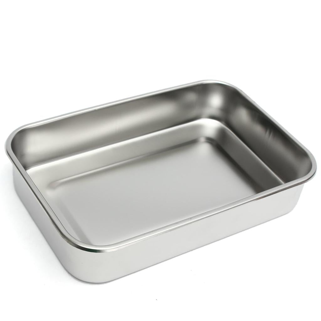 Stainless Steel Dental Instrument Tray with Lid by HitMyNeed