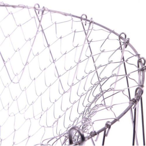 Stainless Steel Folding Frying and Strainer Basket by HitMyNeed