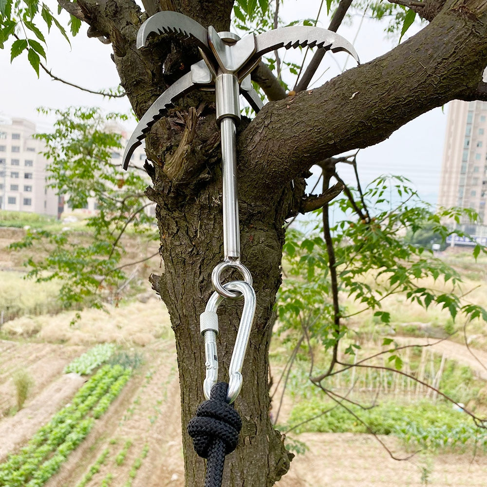 Stainless Steel Grapnel Hook with 20m Rope by HitMyNeed