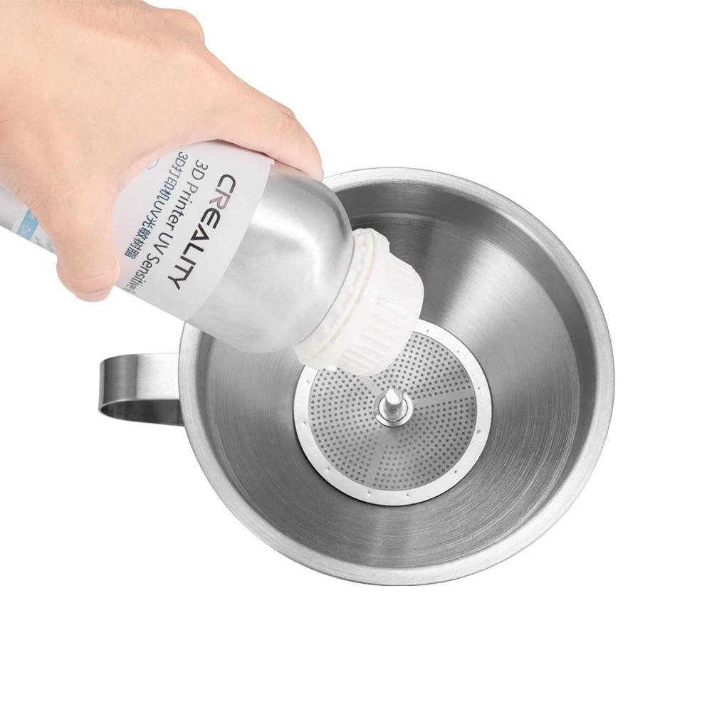 Stainless Steel Kitchen Funnel with Handle & Strainers by HitMyNeed