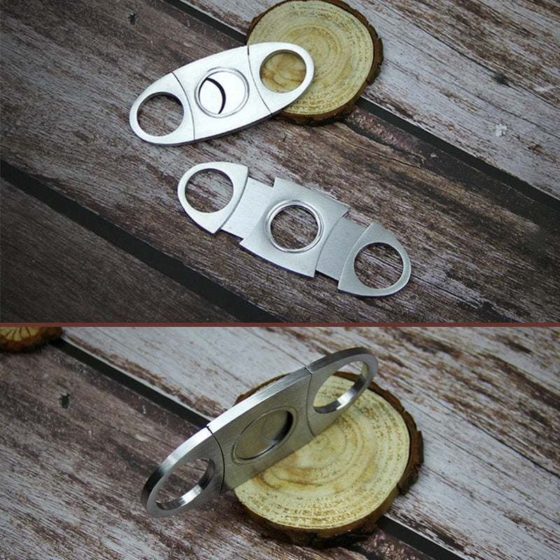 Stainless Steel Manual Cigar Cutter 22mm by HitMyNeed