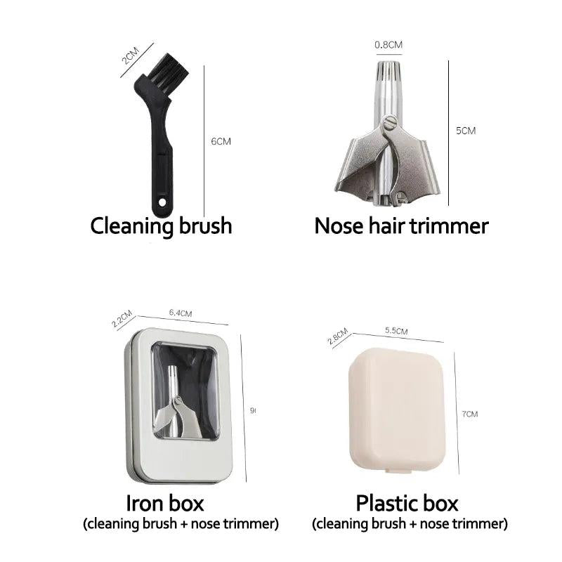 Stainless Steel Manual Nose & Ear Hair Trimmer by HitMyNeed