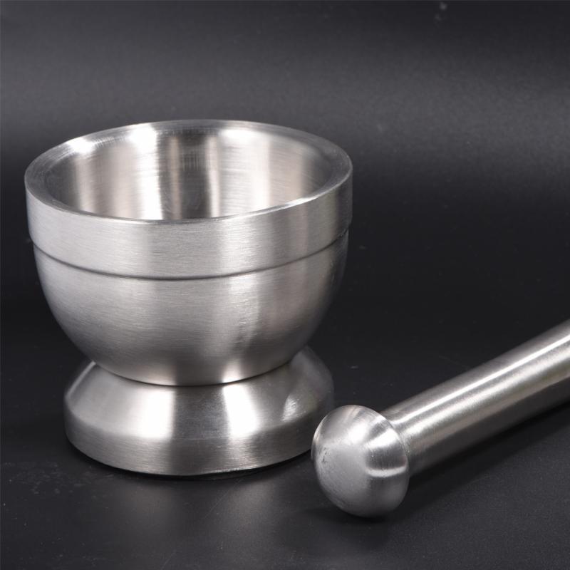 Stainless Steel Mortar and Pestle Grinder Set by HitMyNeed
