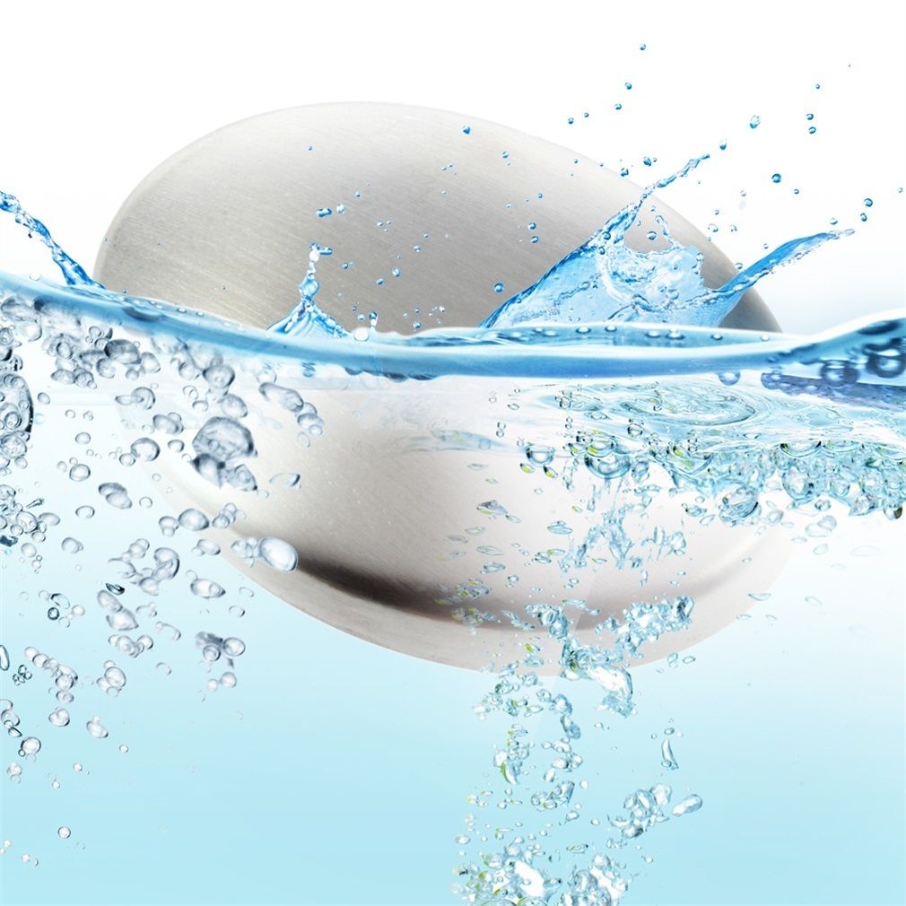 Stainless Steel Odor-Removing Soap Bar by HitMyNeed