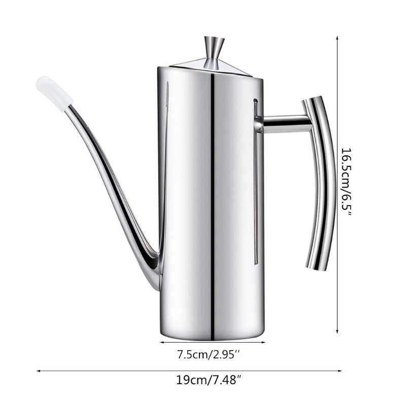 Stainless Steel Oil Dispenser with Long Spout by HitMyNeed