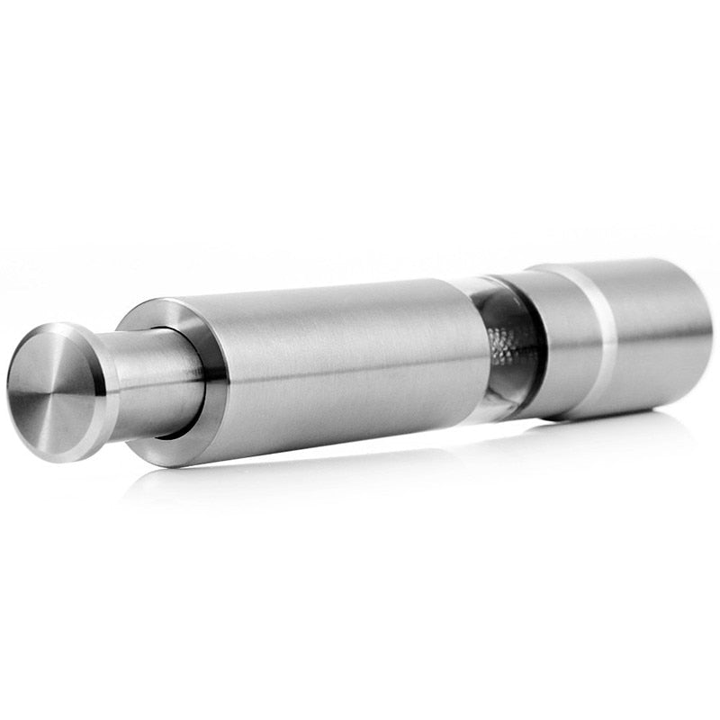 Stainless Steel One-Handed Pepper Mill Grinder by HitMyNeed