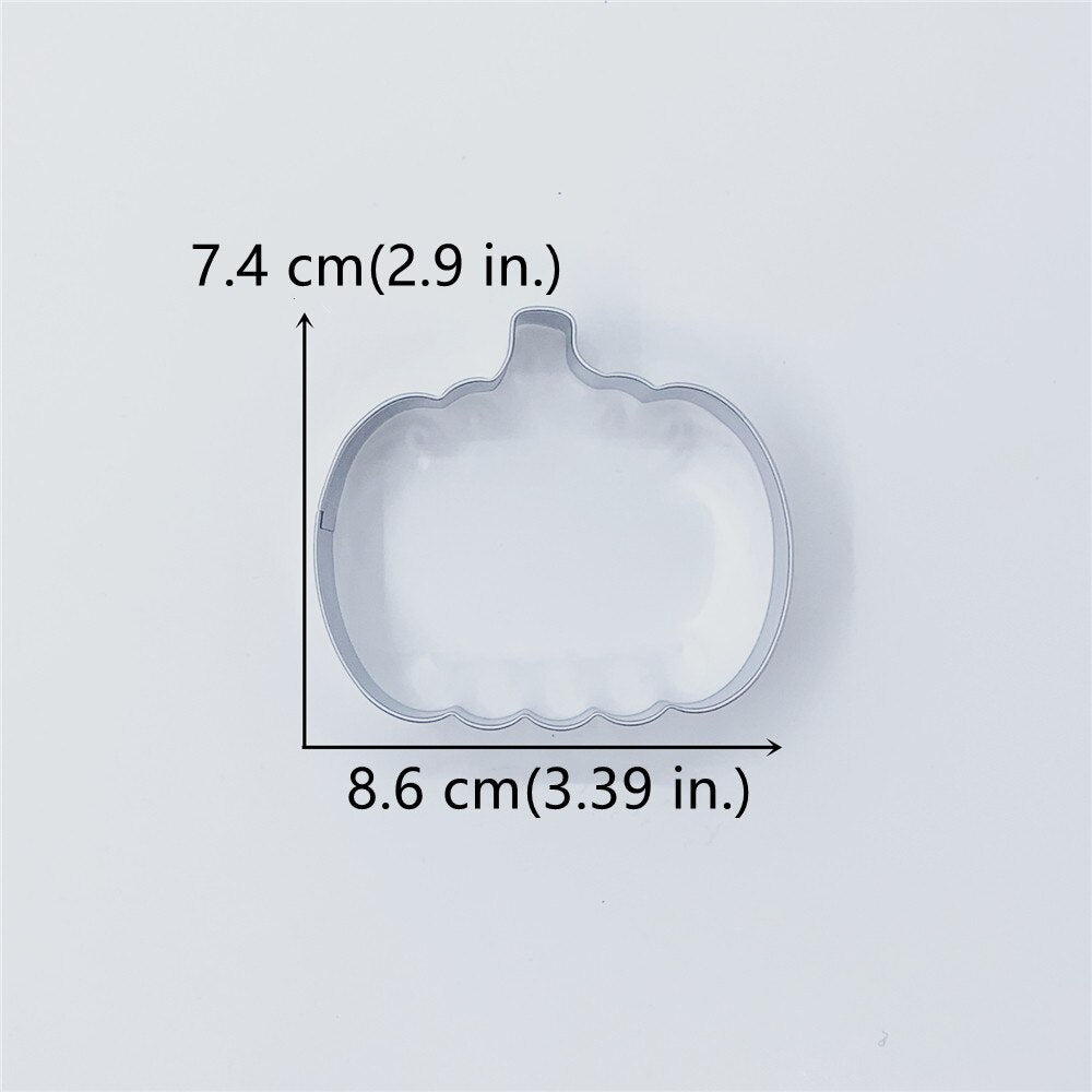 Stainless Steel Pumpkin Cookie Cutter 8.6 x 7.4 cm by HitMyNeed