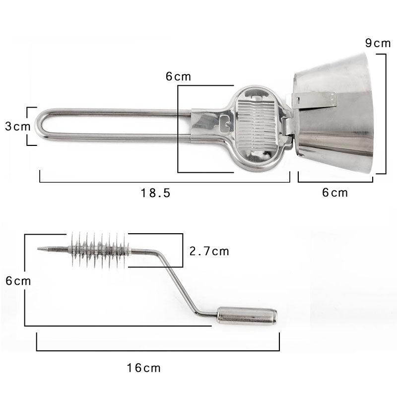 Stainless Steel Rotary Herb and Coriander Cutter by HitMyNeed
