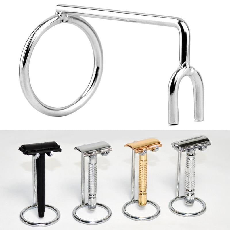 Stainless Steel Safety Razor Holder Stand by HitMyNeed
