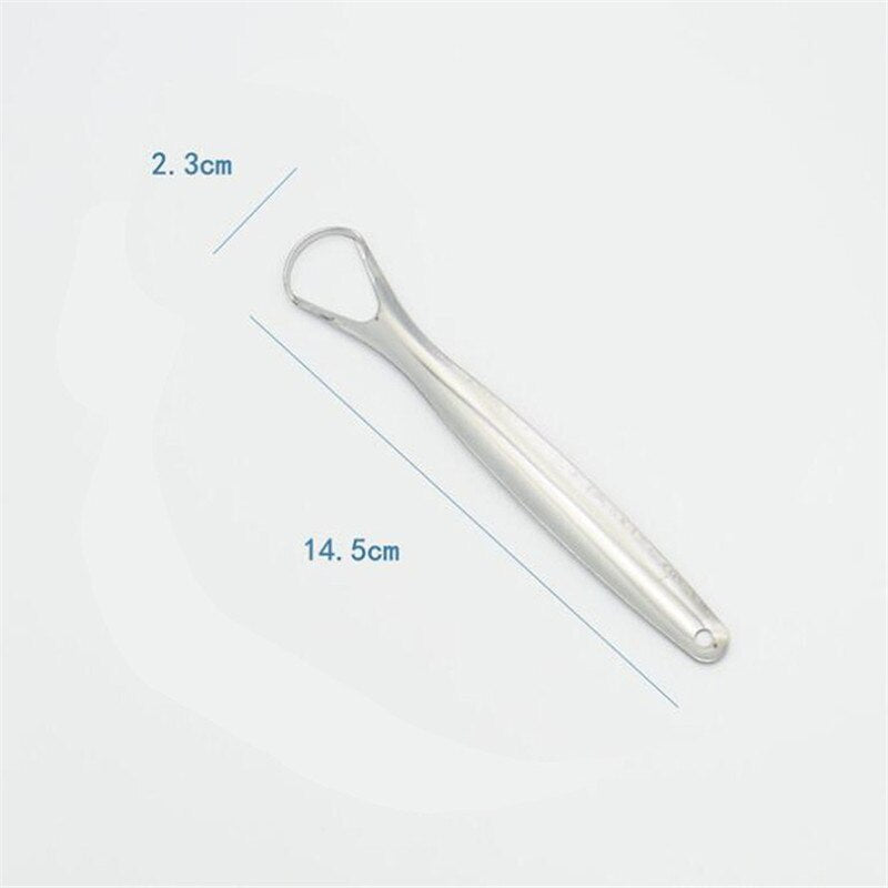 Stainless Steel Tongue Cleaner for Fresh Breath by HitMyNeed