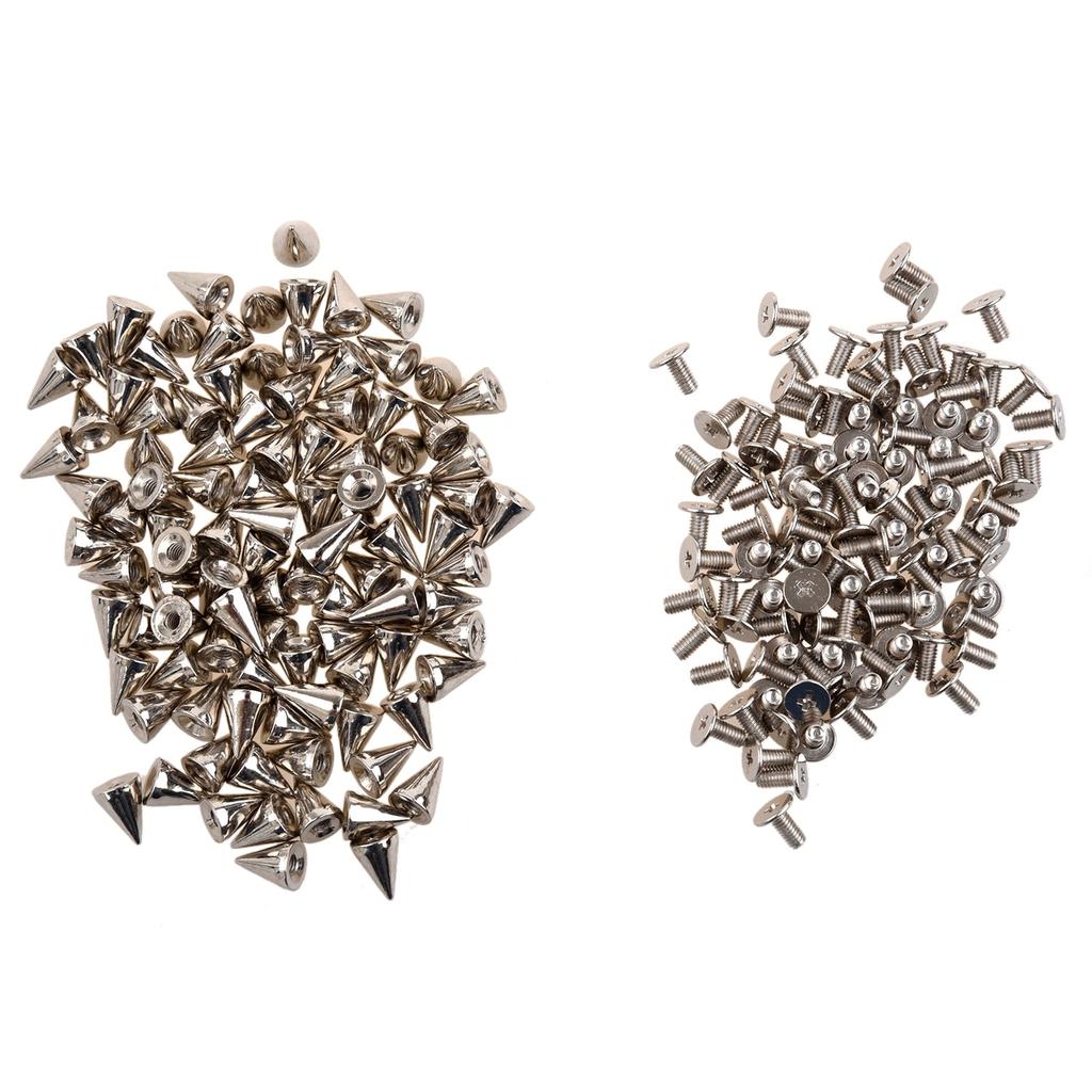 Studs and Spikes 100 Piece Screw-On Set by HitMyNeed