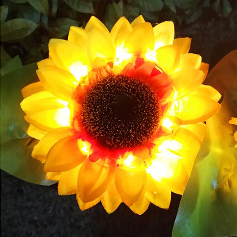 Sunflower Solar Garden Lights Set of 2 by HitMyNeed