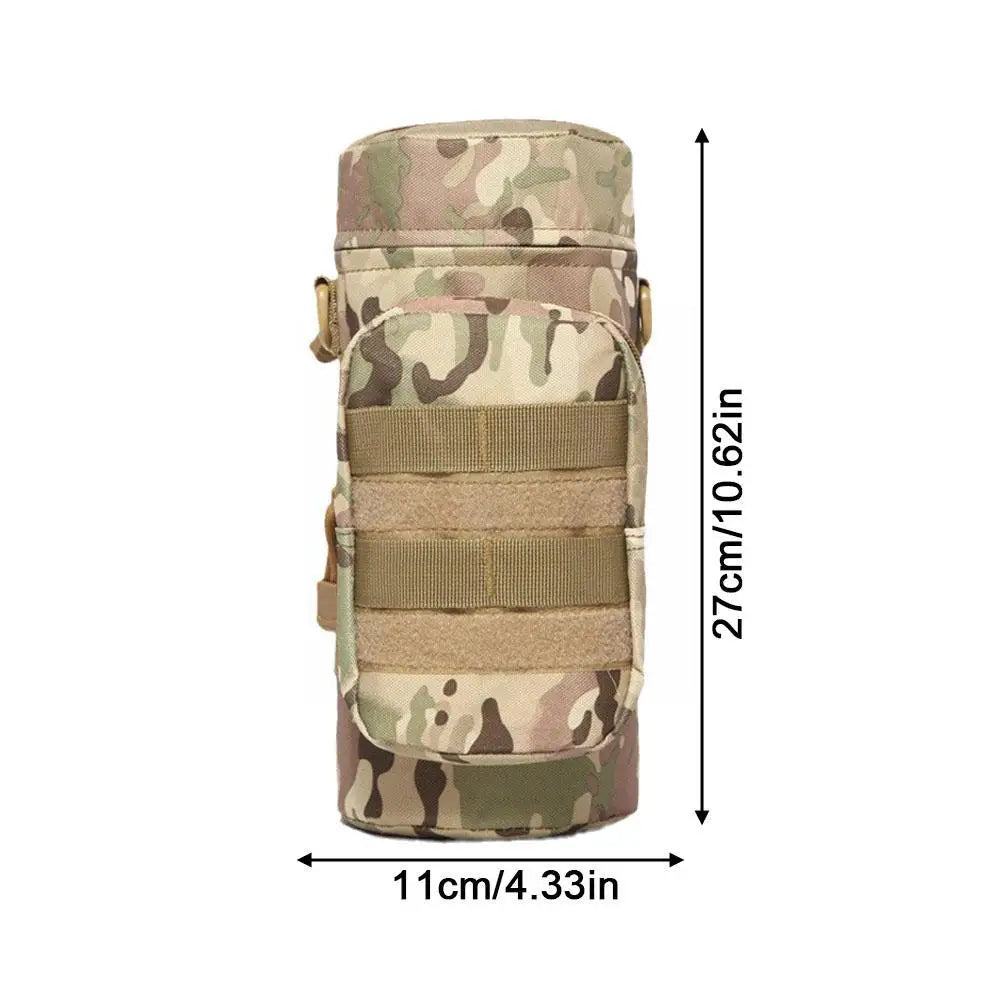 Tactical MOLLE Water Bottle Holder with Strap by HitMyNeed