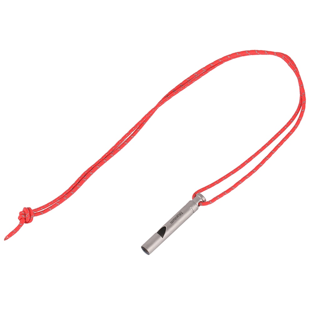 Titanium Camping Safety Whistle with Neck Cord by HitMyNeed
