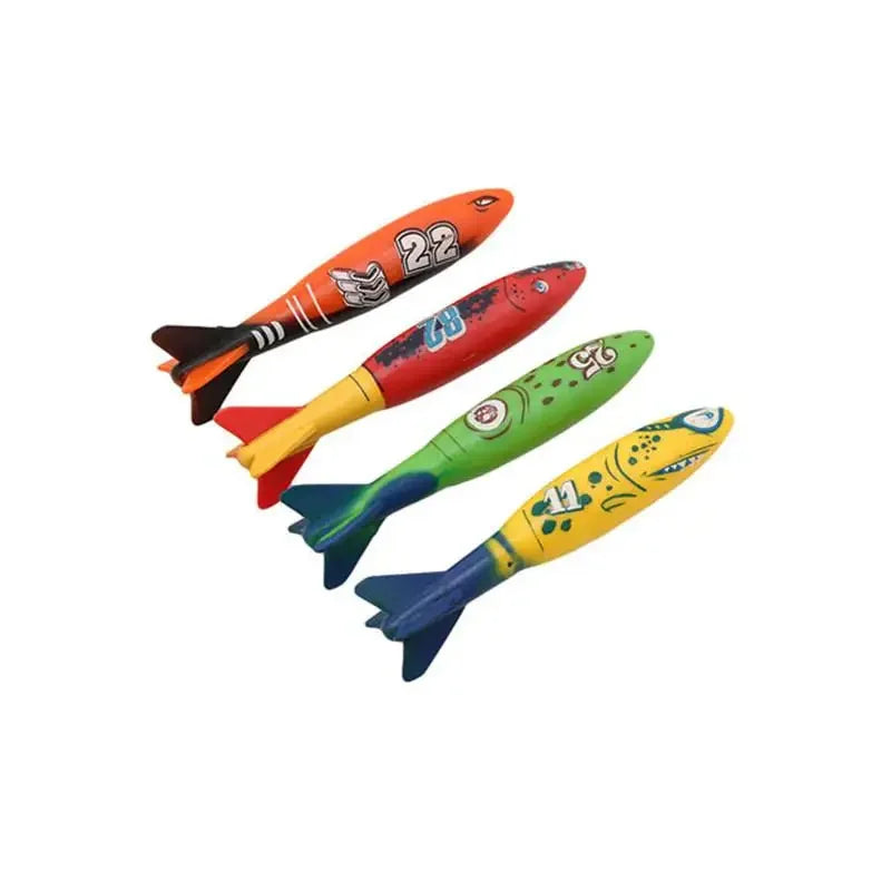 Torpedo Rocket Pool Diving Toy for Kids by HitMyNeed