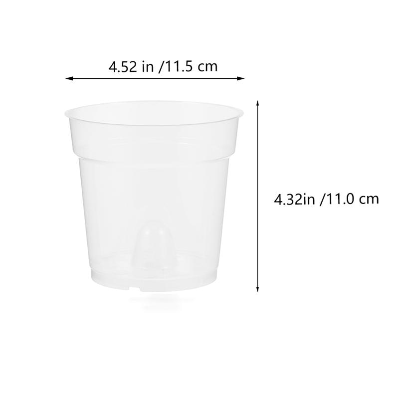 Transparent Resin Planting Cups Set of 10 by HitMyNeed