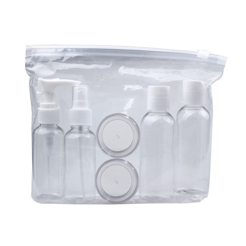 Transparent Travel Toiletry Bottle Set (6 Piece) by HitMyNeed