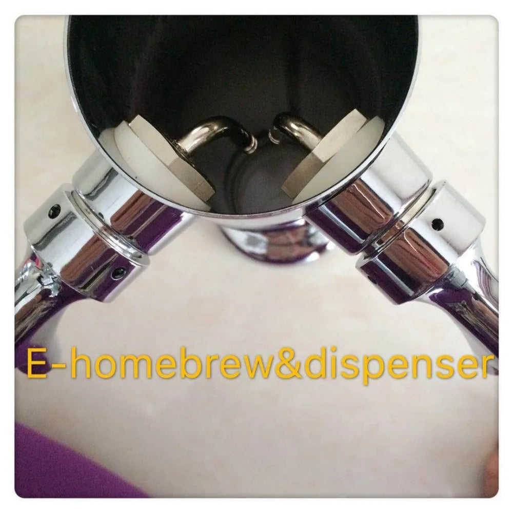Two Way Stainless Steel Beer Tower with Brass Taps by HitMyNeed