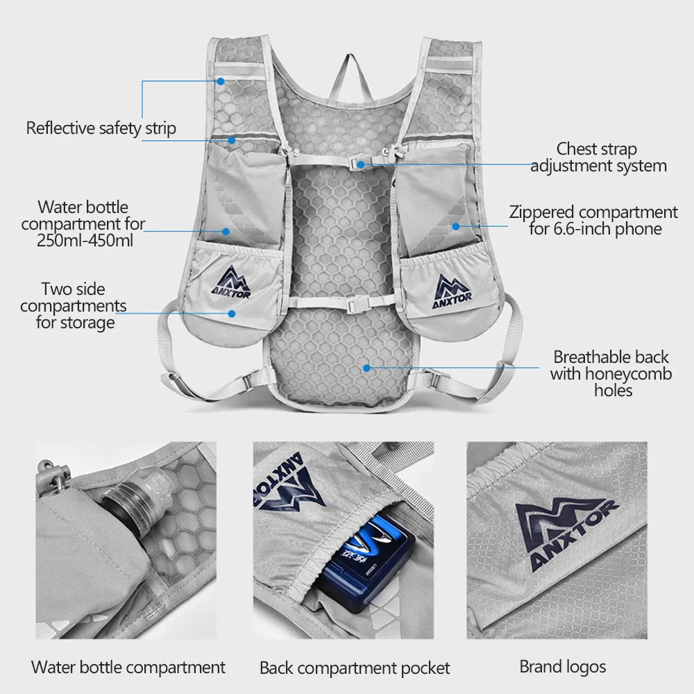 Ultra Lightweight Cycling Hydration Vest 1.5L by HitMyNeed