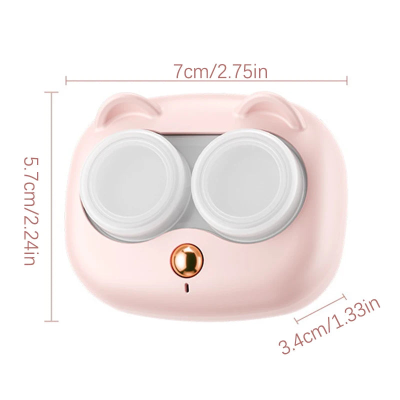 Ultrasonic Contact Lens Cleaner with Removable Case by HitMyNeed