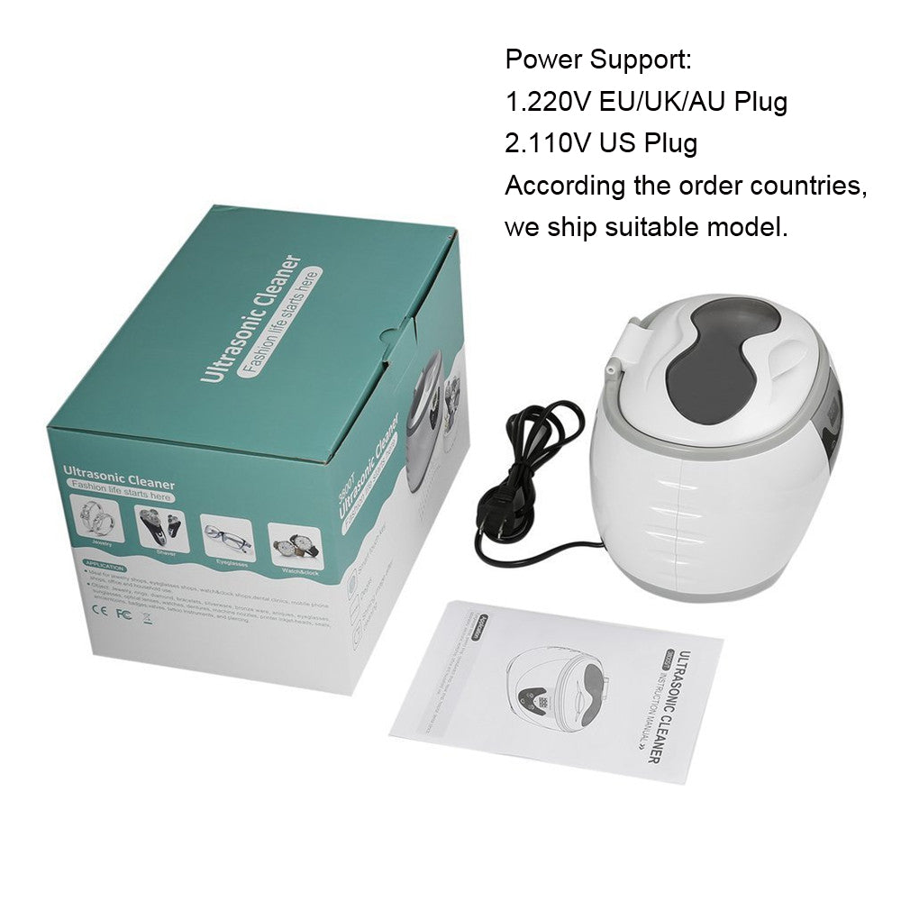 Ultrasonic Digital Jewelry Cleaner Machine by HitMyNeed