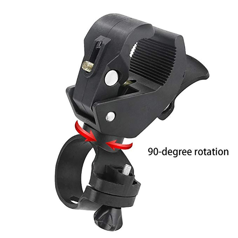 Universal Rotatable Bike Flashlight Mount Holder by HitMyNeed