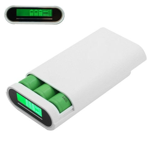 USB 5V Dual Output 18650 Battery Charger with LCD by HitMyNeed