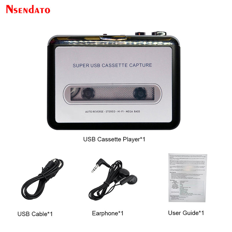 USB Cassette to MP3 Converter with Radio & Recorder by HitMyNeed