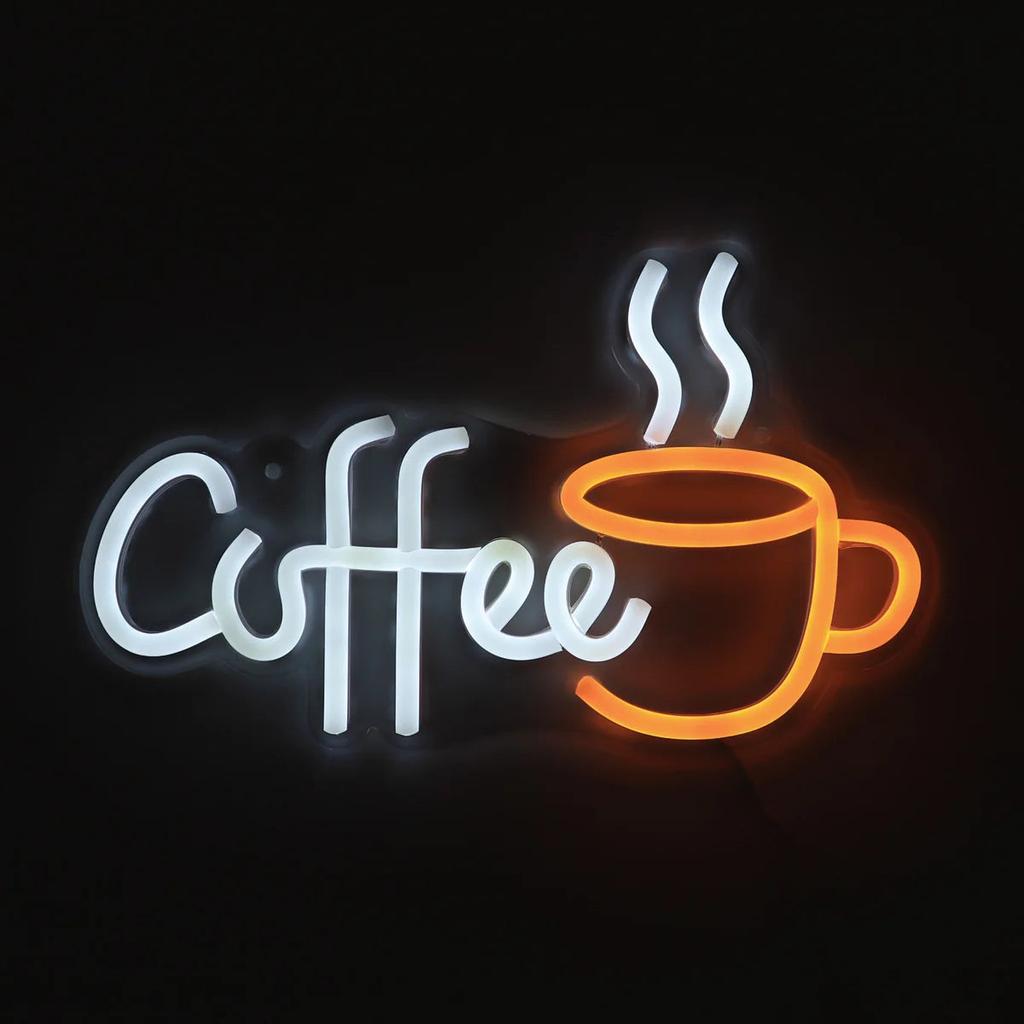 USB Coffee Neon Sign with Warm LED Light by HitMyNeed