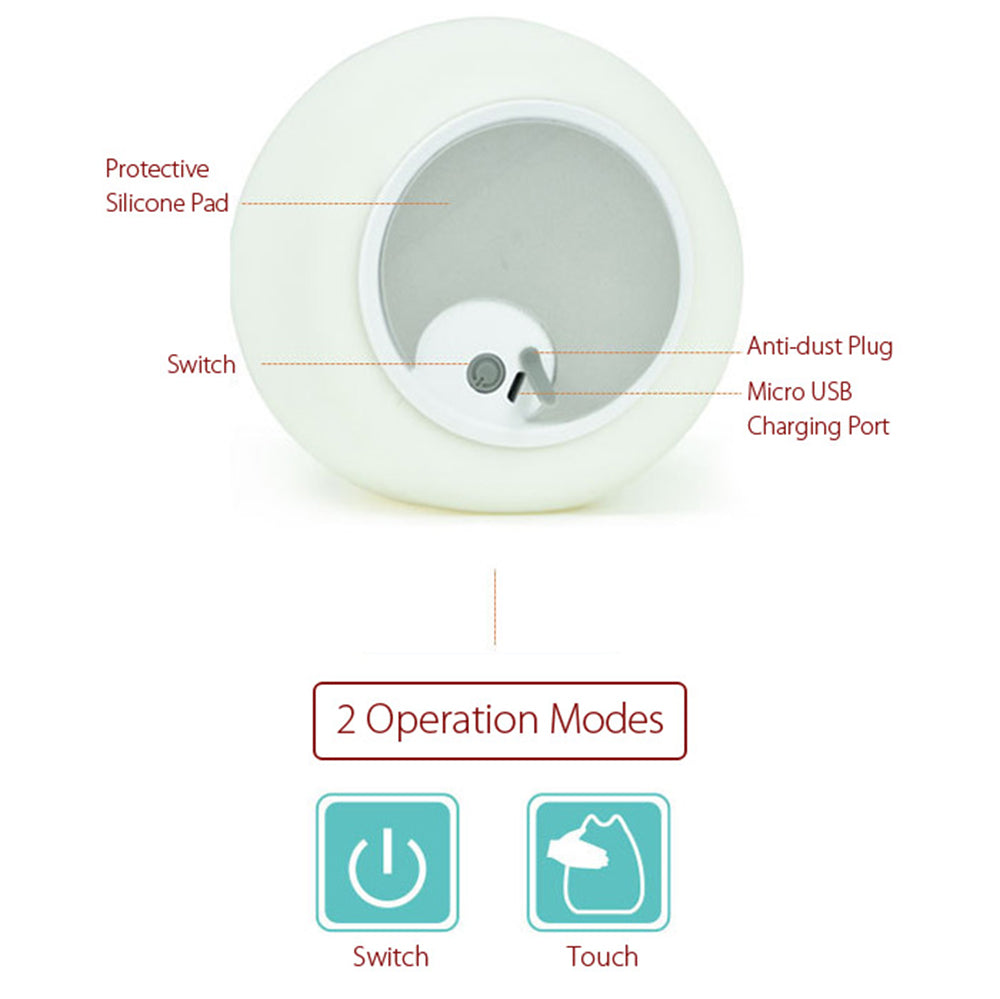 USB Kids Cat Night Light with Touch Control by HitMyNeed