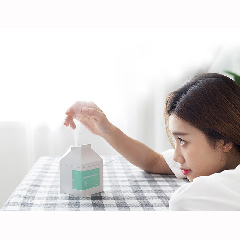 USB Milk Box Style Mini Humidifier 260ml by HitMyNeed