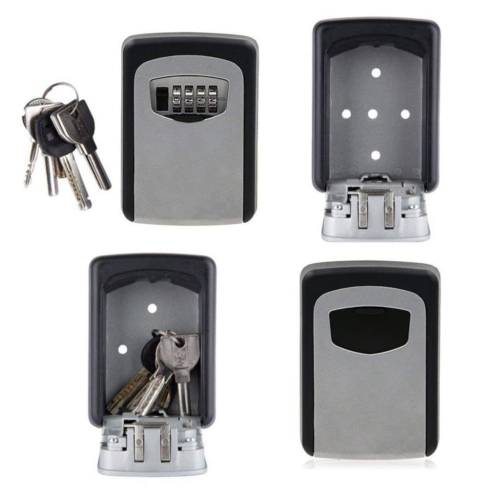 Wall Mounted Key Safe with 4-Digit Combination Lock by HitMyNeed