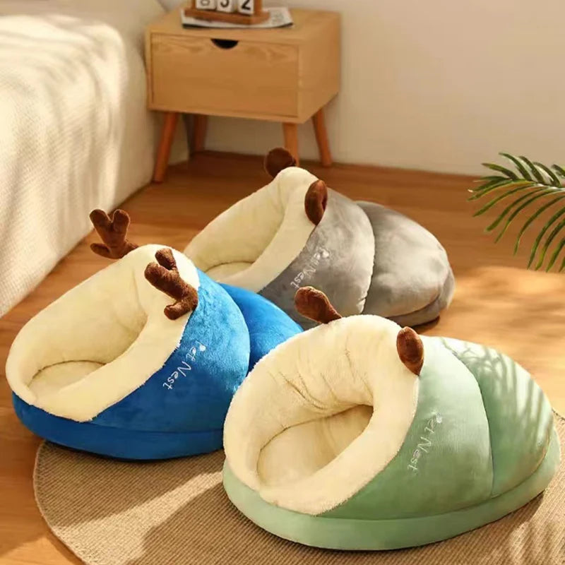 Warm Slipper Dog Kennel Bed for Small Pets by HitMyNeed
