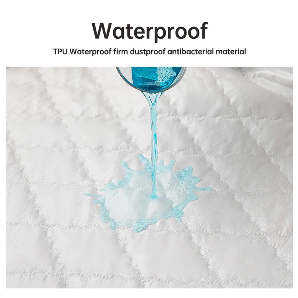 Waterproof Fitted Mattress Protector - Multiple Sizes by HitMyNeed