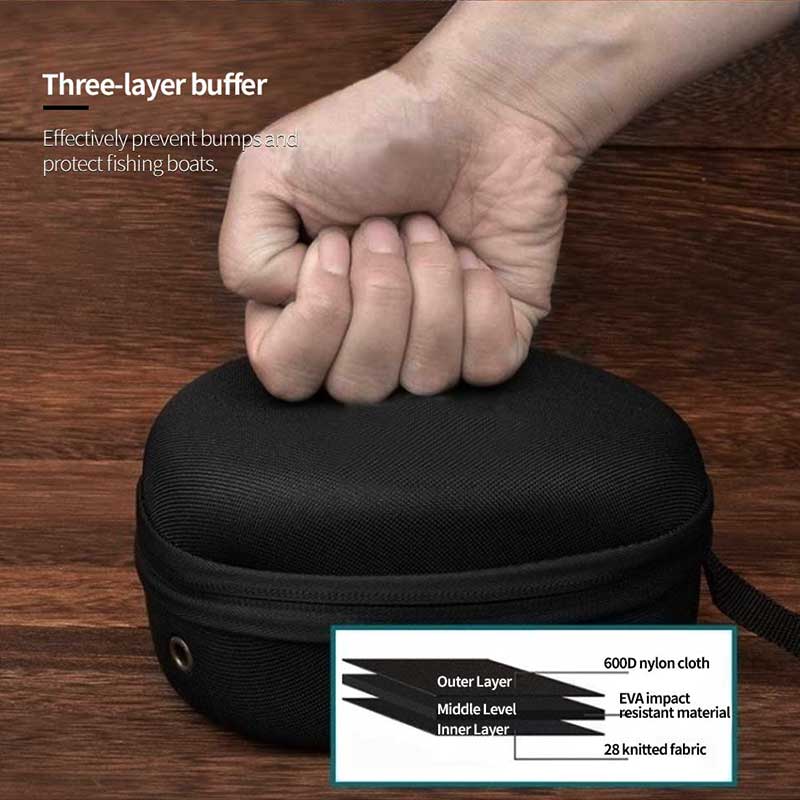 Waterproof Portable Fishing Reel Case by HitMyNeed