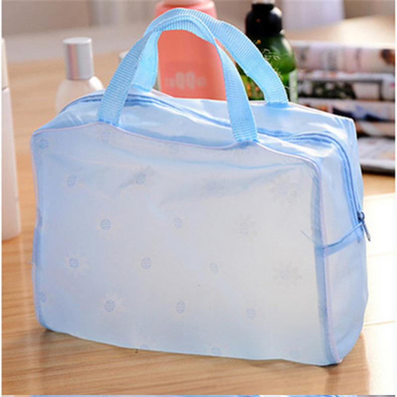 Waterproof Transparent PVC Toiletry & Makeup Bag by HitMyNeed