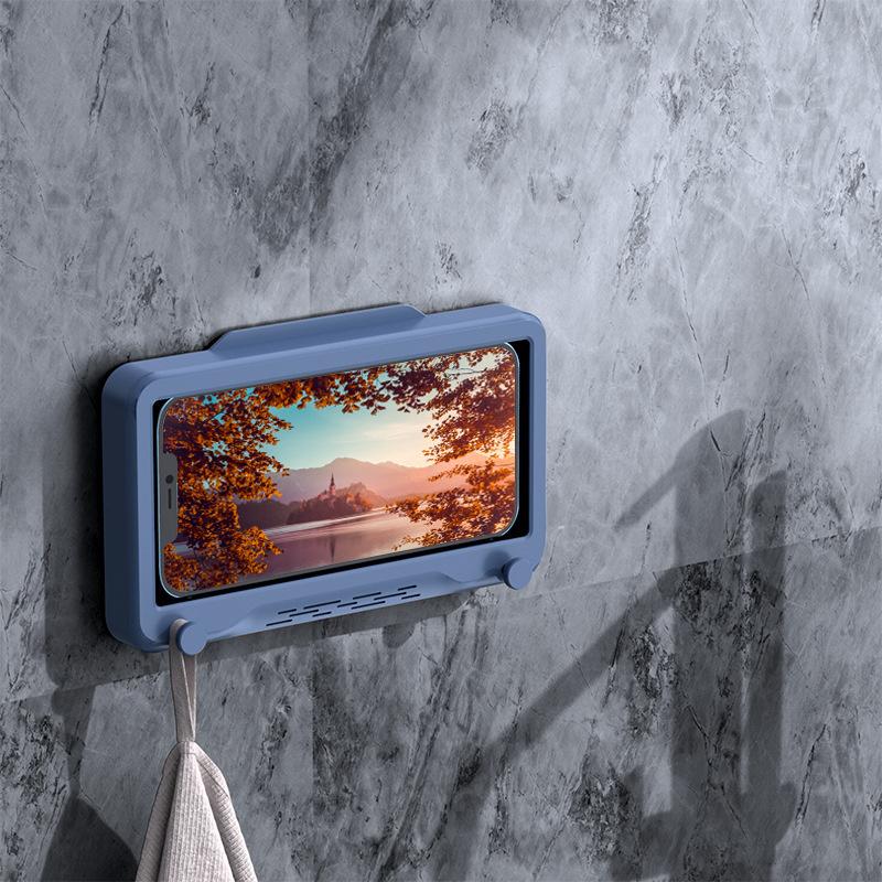 Waterproof Wall-Mounted Bathroom & Kitchen Phone Holder by HitMyNeed