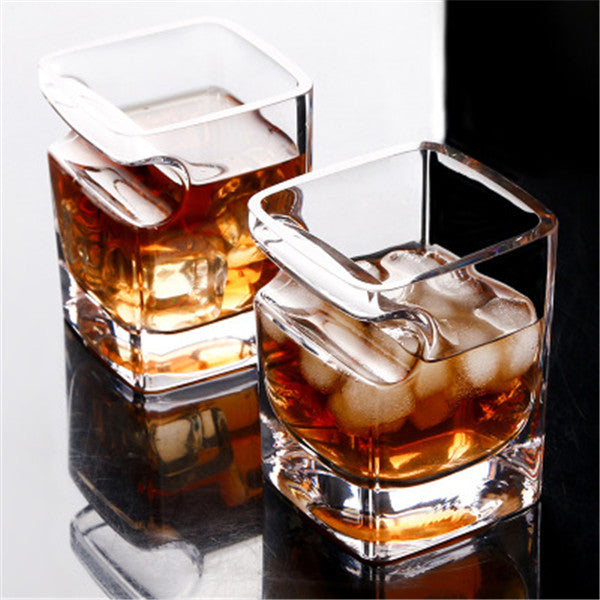 Whiskey Glass with Integrated Cigar Holder by HitMyNeed