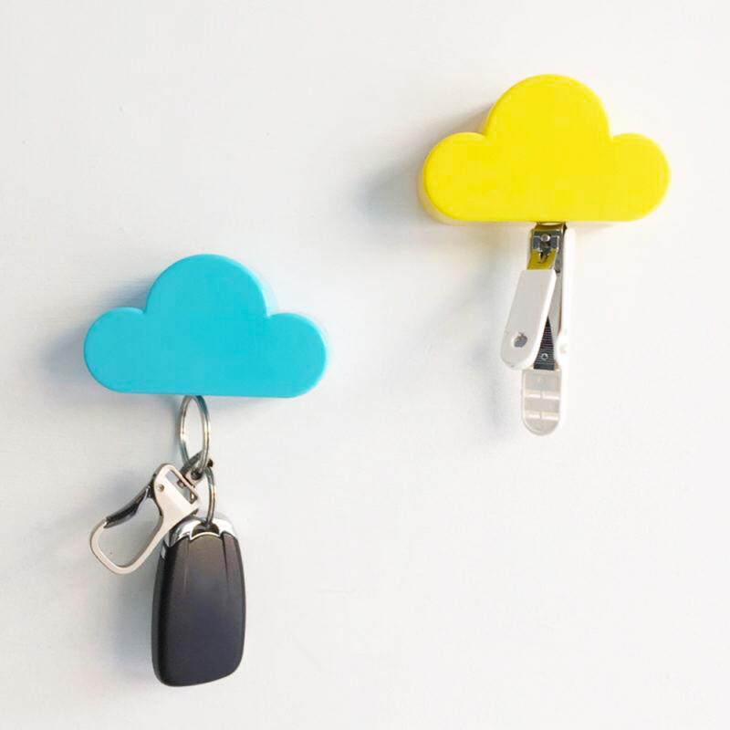 White Cloud Magnetic Key Holder for Wall by HitMyNeed